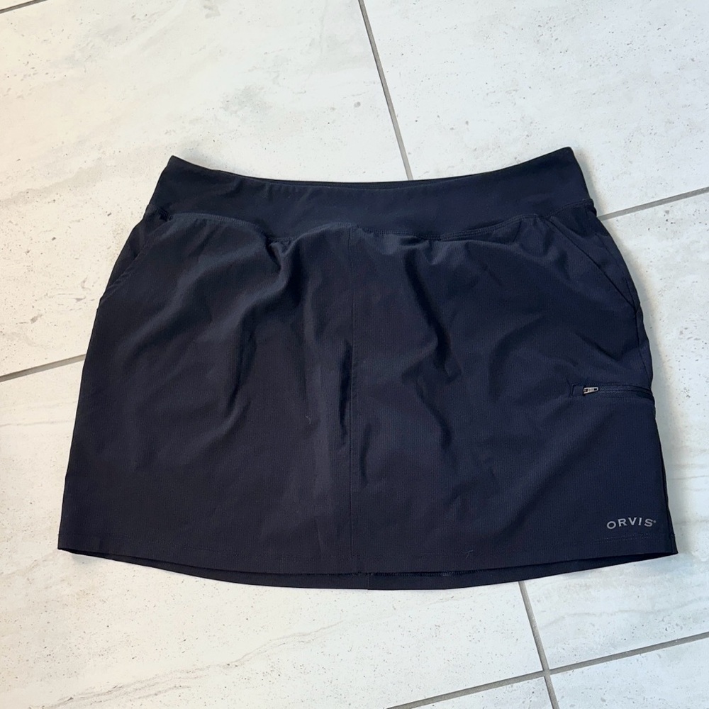Orvis women’s Skort. XL Black. - Picture 2 of 10